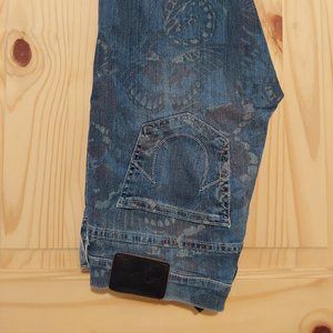 True Religion Leona Monarch Butterfly Sz 29 jeans